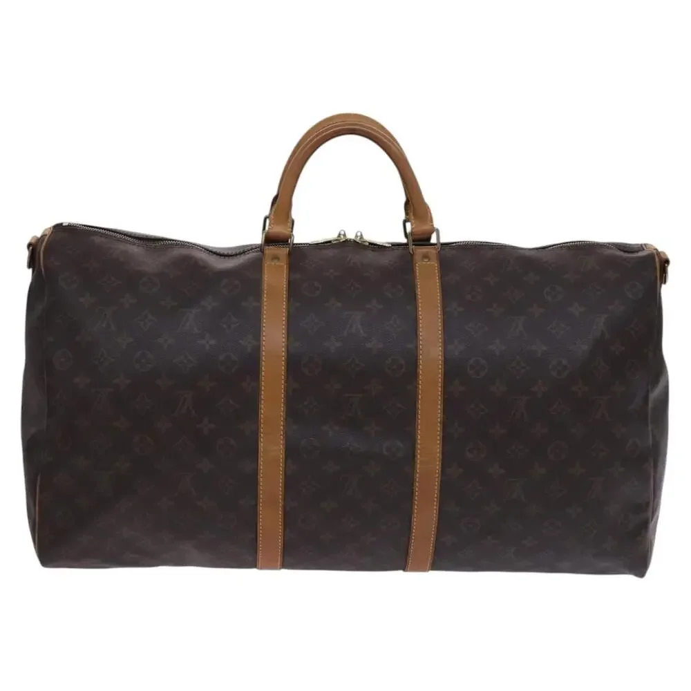 LOUIS VUITTON Monogram Keepall Bandouliere 60 Boston Bag M41412